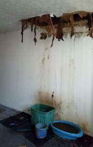 water damage from roof leak in a house with ceilin 2021 08 30 22 58 01 utc